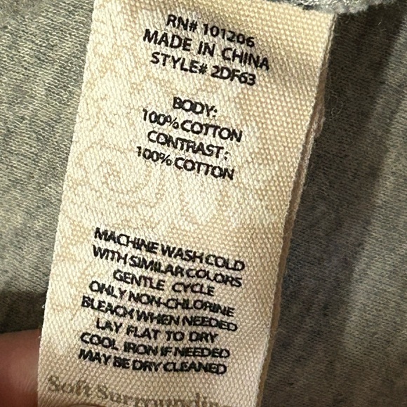 Soft Surroundings Chill Time Jersey Knit Striped Knee Length Sweatshirt Dress-L - Picture 8 of 9